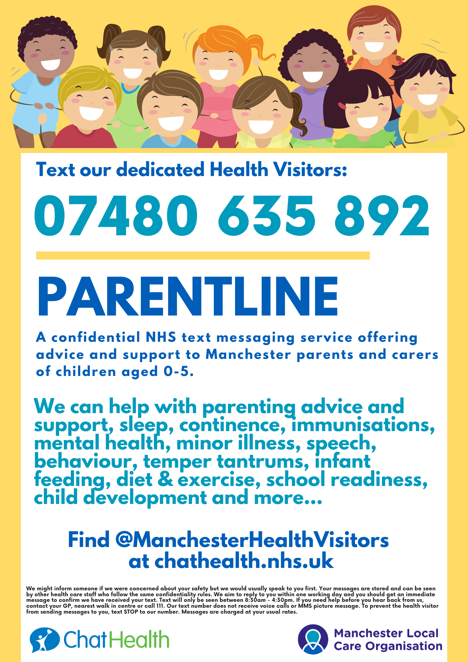 Parentline - ChatHealth Poster FINAL IMAGE